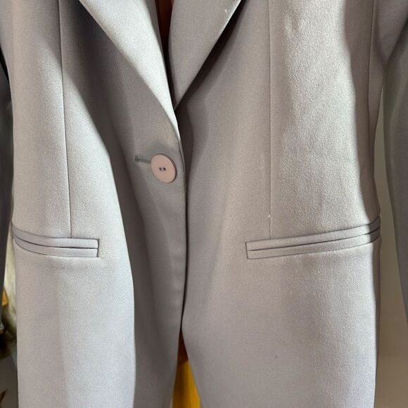 Arthur Chapnick  Women's Blazer  Two Tone Gray Wool Blend   Size M - Picture 5 of 7